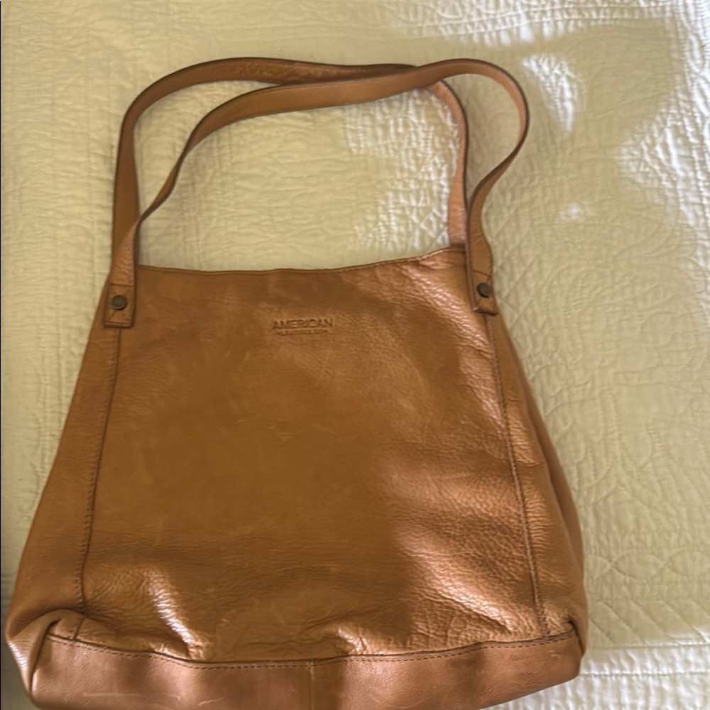 American Leather Co Liberty Shopper Bag in Tan